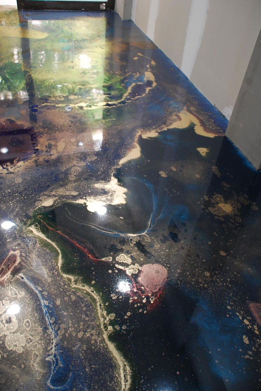 Resin flooring project