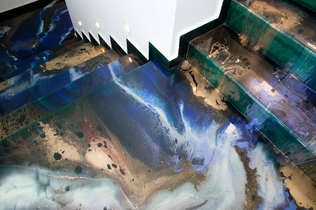 Resin flooring project
