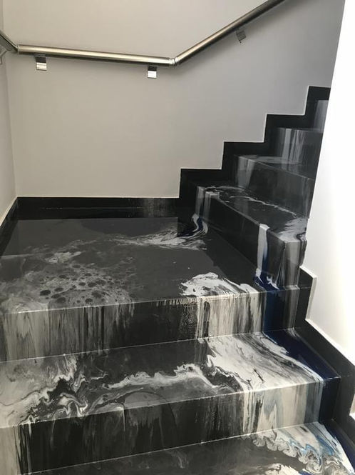 Resin flooring project