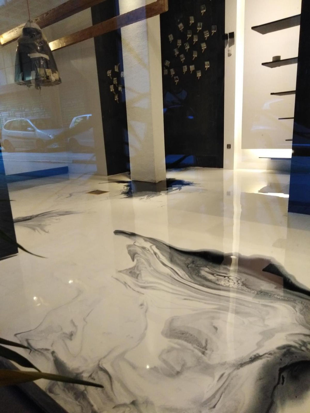 Resin flooring project