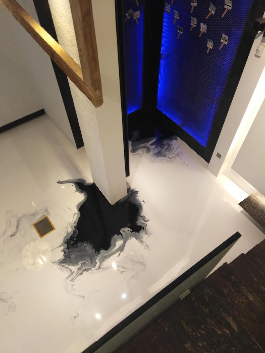 Resin flooring project