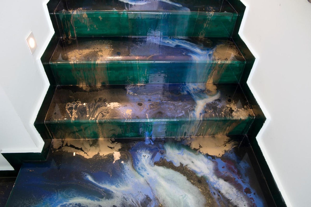 Resin flooring project