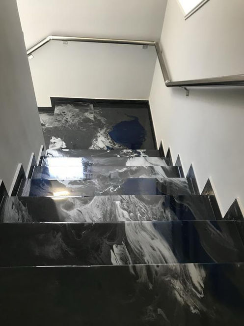 Resin flooring project